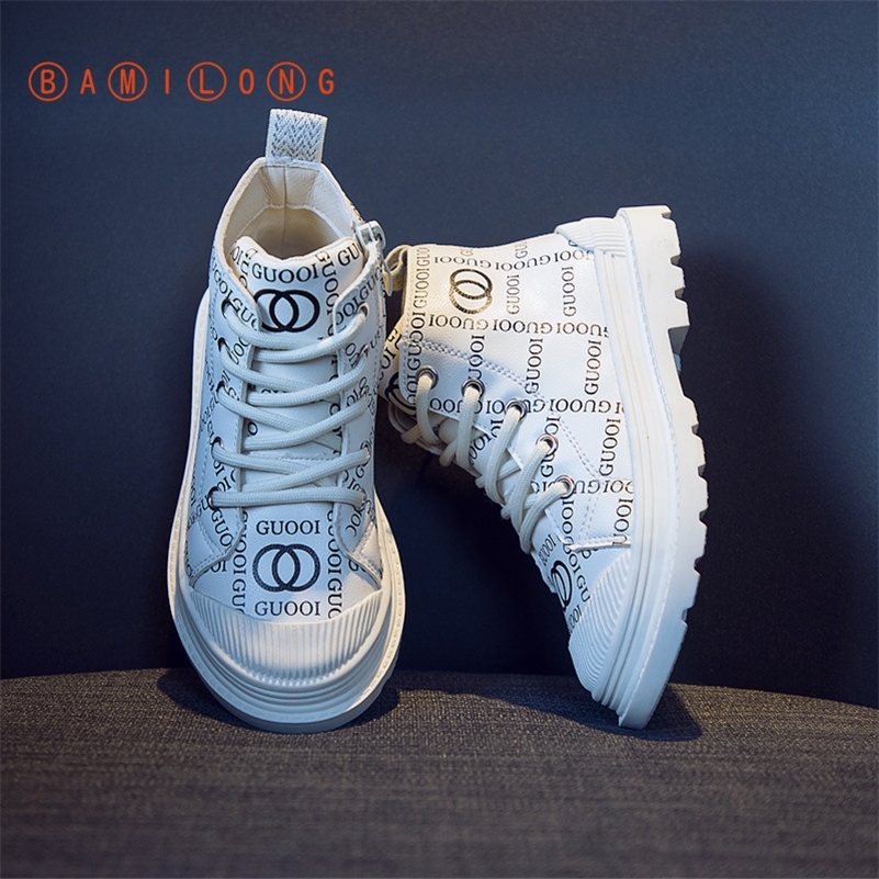 BAMILONG Kids Boots 2020 Autumn Boys Girls Leather Boots Letter Design Waterproof Non-slip Children Martin Boots Size 26-37 LJ200903, Black;grey
BAMILONG Kids Boots 2020 Autumn Boys Girls Leather Boots Letter Design Waterproof Non-slip Children Martin Boots Size 26-37 LJ200903, Black;grey