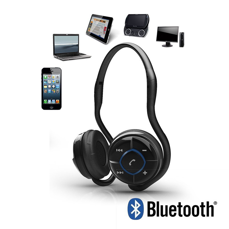 BSH10C Wireless Bluetooth Stereo Headphones, Neckband Headphone, Sport Headset, Music Streaming, Noise Reduction Handsfree Voice Calling - view 4