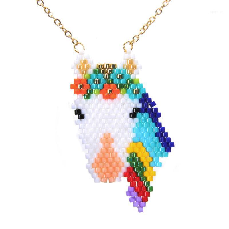 Rainbow Horse Necklace Bohemian Rice Beads Pendant Necklace For Women Party Beaded Birthday Gift Fashion Jewelry gold chain1
Rainbow Horse Necklace Bohemian Rice Beads Pendant Necklace For Women Party Beaded Birthday Gift Fashion Jewelry gold chain1