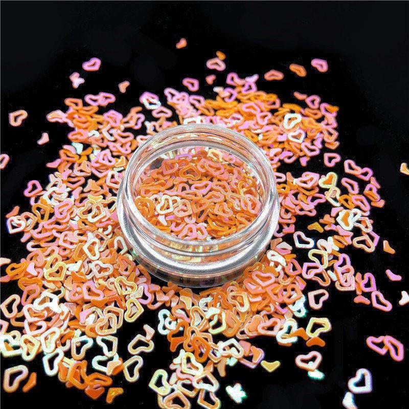 New Holographic Laser PVC Chunky Glitters Hollow Heart Shape Sequins Acrylic Nails Powder Flakes Craft Party Supplies Decoration
New Holographic Laser PVC Chunky Glitters Hollow Heart Shape Sequins Acrylic Nails Powder Flakes Craft Party Supplies Decoration