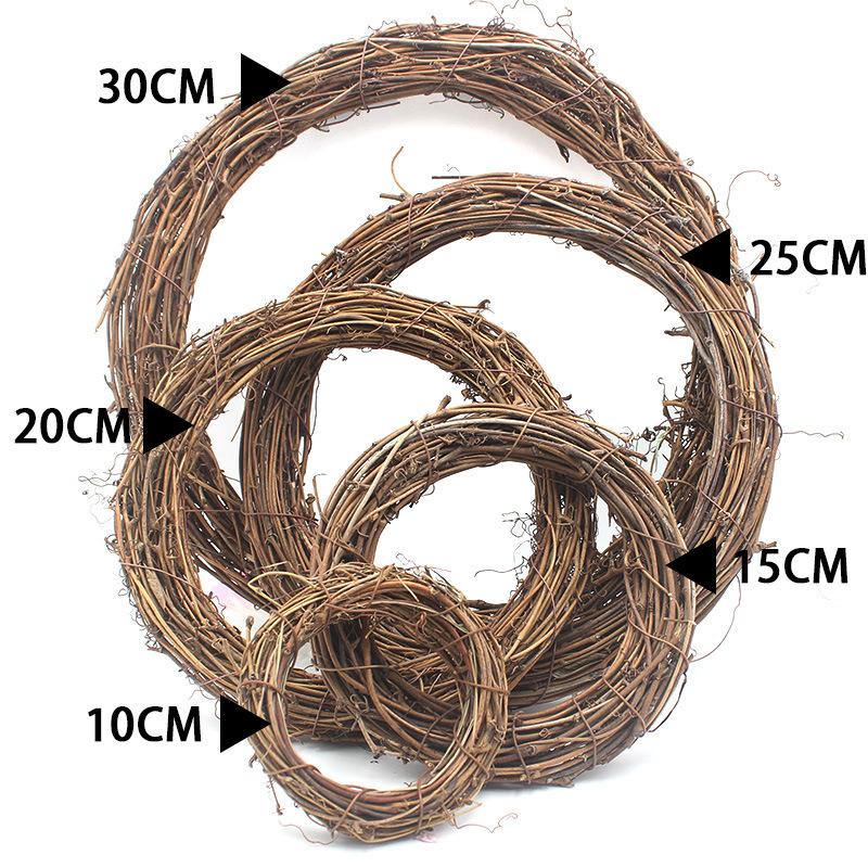 10-30cm Christmas Natural Rattan Wreath DIY Christmas Wedding Decoration Garland Material for Home Wedding Door Wall Ornament
10-30cm Christmas Natural Rattan Wreath DIY Christmas Wedding Decoration Garland Material for Home Wedding Door Wall Ornament