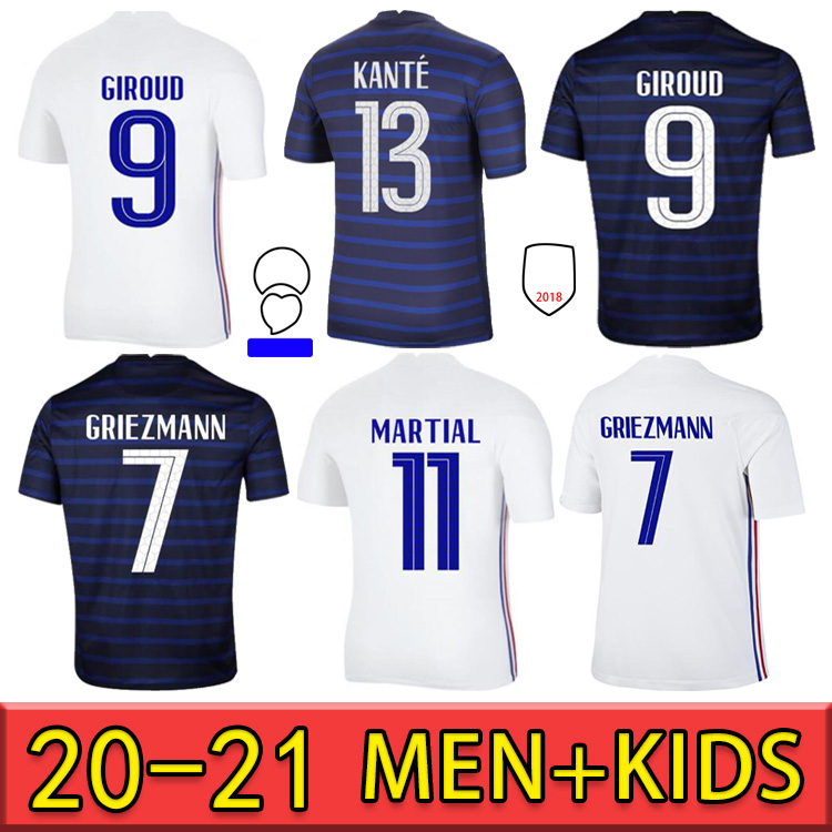 2020 MBAPPE GRIEZMANN POGBA GIROUD KANTE jerseys 2021 Soccer jersey Football shirts adult men + kids kit, Home kid suit
2020 MBAPPE GRIEZMANN POGBA GIROUD KANTE jerseys 2021 Soccer jersey Football shirts adult men + kids kit, Home kid suit