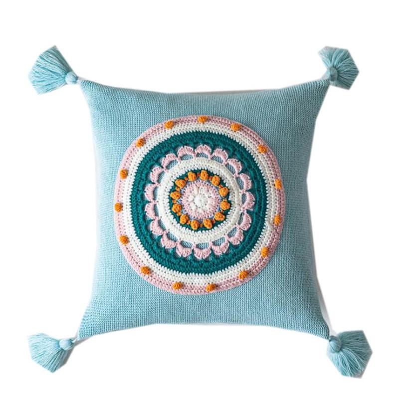 Boho Style Cotton Throw Pillow Case Embroidery Cushion Covers Square with Zipper 18 x 18 Inch Turquoise, As picture
Boho Style Cotton Throw Pillow Case Embroidery Cushion Covers Square with Zipper 18 x 18 Inch Turquoise, As picture