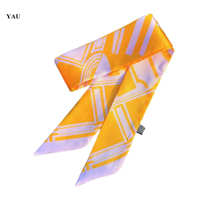 95cm*5cm Small Silk Scarf Women 2021 Geometric Lines Print Bag Ribbons Brand Fashion Head Scarf Small Long Skinny Scarves
95cm*5cm Small Silk Scarf Women 2021 Geometric Lines Print Bag Ribbons Brand Fashion Head Scarf Small Long Skinny Scarves