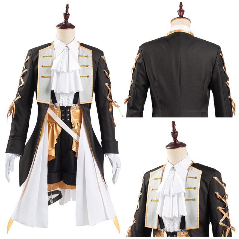 Identity V Cosplay Mercenary Naib Subedar Skin Cosplay Costume Medieval Nobility Uniforms Party Fancy Suits, Black
Identity V Cosplay Mercenary Naib Subedar Skin Cosplay Costume Medieval Nobility Uniforms Party Fancy Suits, Black