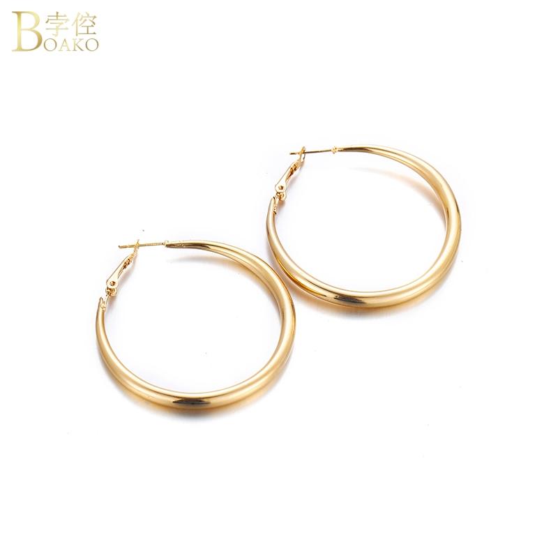 Boako Fashion Round Hoop Earrings for Women Vintage Gold Color Wedding Party Statement Geometric Earrings Jewelry brinco Gifts
Boako Fashion Round Hoop Earrings for Women Vintage Gold Color Wedding Party Statement Geometric Earrings Jewelry brinco Gifts