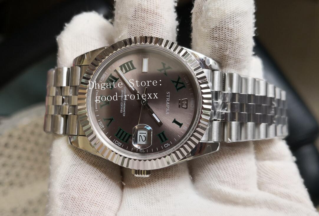 18 Style 41mm Mens Roman Wimbledon Automatic Asia BP Factory Watch Date Jubilee Bracelet 126300 Watches Men 126334 Just Crystal Wristwatches, Black
18 Style 41mm Mens Roman Wimbledon Automatic Asia BP Factory Watch Date Jubilee Bracelet 126300 Watches Men 126334 Just Crystal Wristwatches, Black