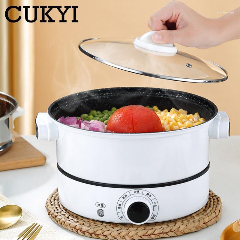 CUKYI Multifunction electric cooking pot Non-stick stone coating Hot pot Noodles boiler steamer insulation Fry pan1
CUKYI Multifunction electric cooking pot Non-stick stone coating Hot pot Noodles boiler steamer insulation Fry pan1