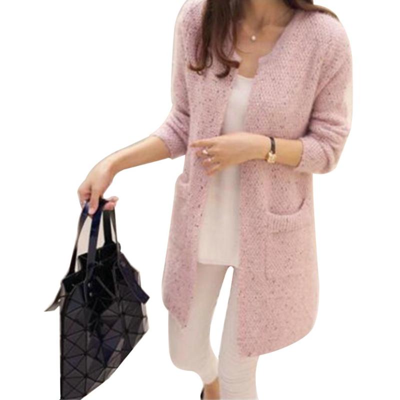 2020 autumn and winter new women' sweater casual long cardigan fashion slim Korean pocket loose knit sweater coat coat, Beige
2020 autumn and winter new women' sweater casual long cardigan fashion slim Korean pocket loose knit sweater coat coat, Beige