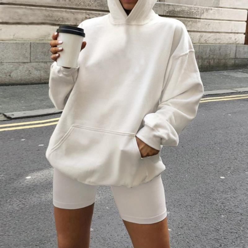 Sexy long sleeve women's Yoga Sports suit Solid color hooded loose top sports suit Casual Home Shorts Set autumn winter 2020 new, Pink
Sexy long sleeve women's Yoga Sports suit Solid color hooded loose top sports suit Casual Home Shorts Set autumn winter 2020 new, Pink