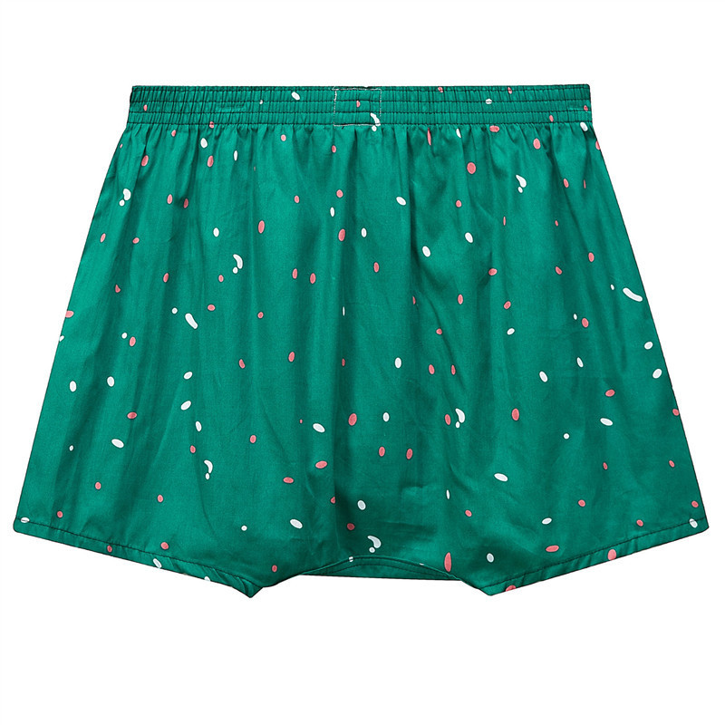 3Pcs/Lot Classic Print Men's Boxers 100% Cotton Oversize Mens Underwear Trunks Woven Homme Arrow Panties Boxer Plus Size 201023