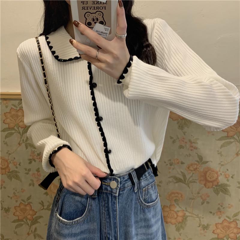 Autumn Winter Knit Sweater Cardigan Women Contrast Color Striped Knitted Jumpers Loose Korean Outwear Black White Warm 2021 X605
Autumn Winter Knit Sweater Cardigan Women Contrast Color Striped Knitted Jumpers Loose Korean Outwear Black White Warm 2021 X605