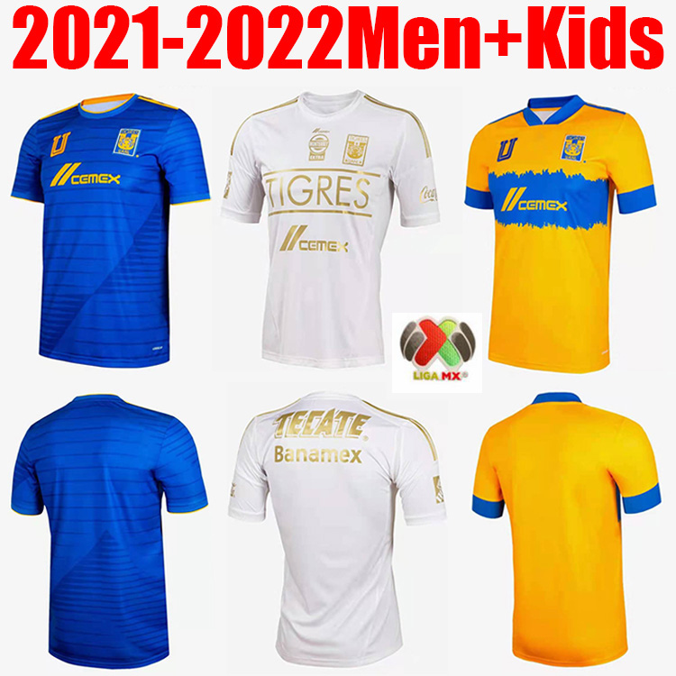 2021 2022 Mexico UANL Tigres Soccer Jersey 7 Stars C.SALCEDO GIGNAC VARGAS PIZARRO football jersey Kids kit Camiseta de Tigres UANL, Black;yellow
2021 2022 Mexico UANL Tigres Soccer Jersey 7 Stars C.SALCEDO GIGNAC VARGAS PIZARRO football jersey Kids kit Camiseta de Tigres UANL, Black;yellow