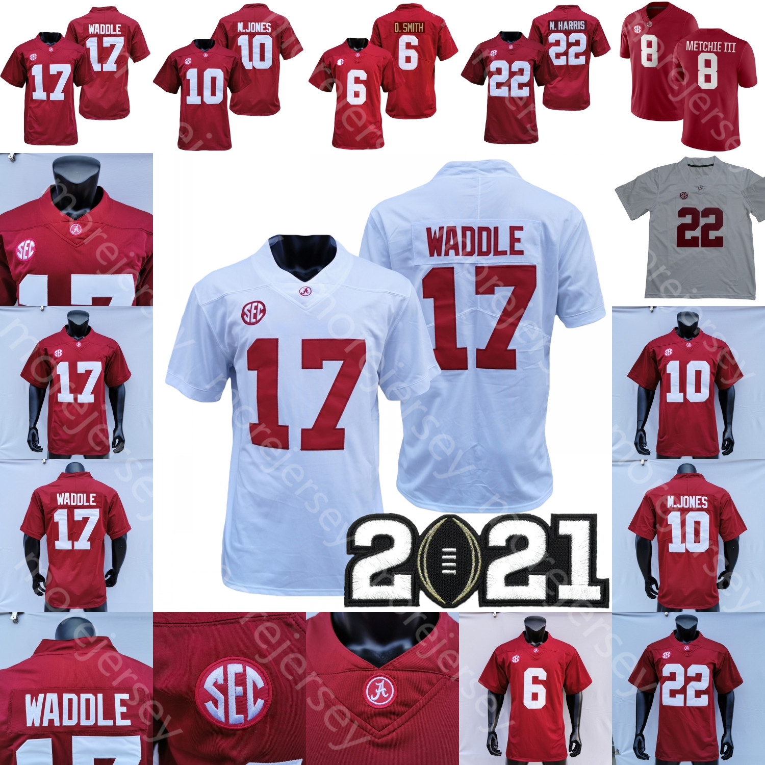 NCAA College 2021 Alabama Crimson Tide Football Jersey DeVonta Smith Jaylen Waddle John Metchie III Mac Jones Najee Harris Red White, 8 john metchie iii
NCAA College 2021 Alabama Crimson Tide Football Jersey DeVonta Smith Jaylen Waddle John Metchie III Mac Jones Najee Harris Red White, 8 john metchie iii