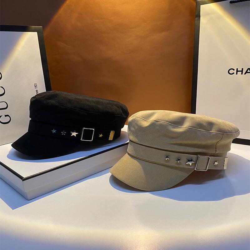 Berets Caps for Women Casquette Homme Short Brim Octagonal Hat Women Summer Thin Wild Japanese Beret Boinas Para Mujer Kapelusz, Black
Berets Caps for Women Casquette Homme Short Brim Octagonal Hat Women Summer Thin Wild Japanese Beret Boinas Para Mujer Kapelusz, Black
