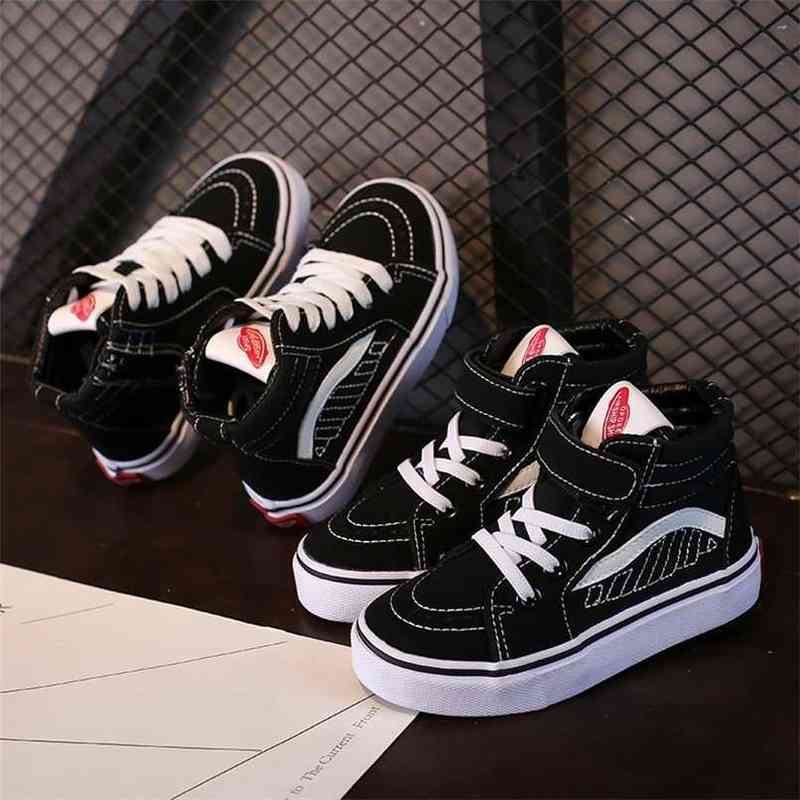 Children Canvas Shoes High Top Casual Girls Sneakers Autumn Winter Teenage Boy Shoes Classic Black Kids Sneakers D06283 1230, Style1
Children Canvas Shoes High Top Casual Girls Sneakers Autumn Winter Teenage Boy Shoes Classic Black Kids Sneakers D06283 1230, Style1