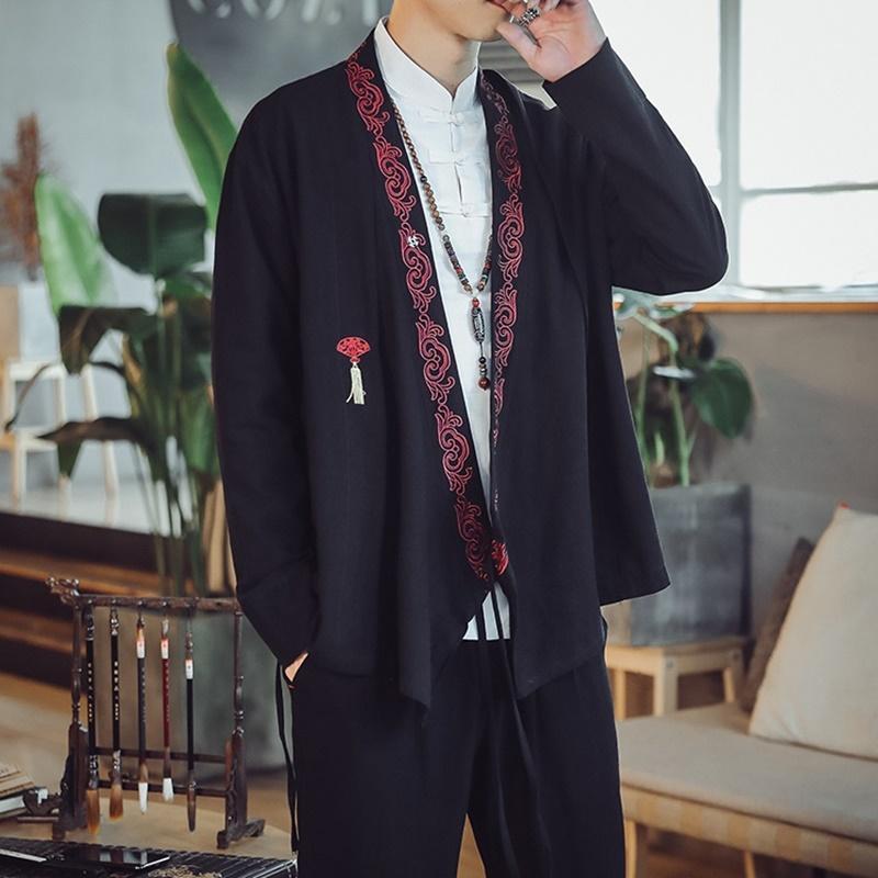Chinese Fashion Style For Men Top Tang Suit Traditional Clothing Loose Embroidery Kimono Men'S Shirt Coat Maxi M-5Xl KK31831
Chinese Fashion Style For Men Top Tang Suit Traditional Clothing Loose Embroidery Kimono Men'S Shirt Coat Maxi M-5Xl KK31831