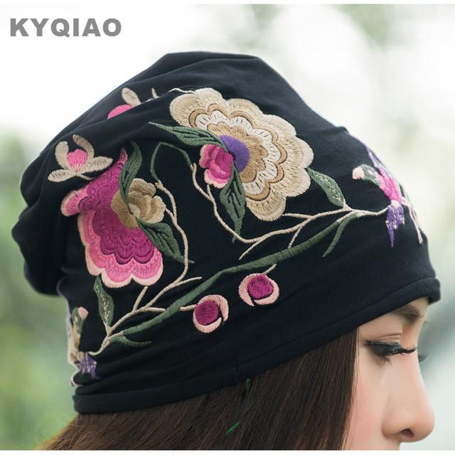 KYQIAO Cheap-clothes-china women autumn winter Mexican style vintage hippie black blue flowers embroidery hat skullies beanies
KYQIAO Cheap-clothes-china women autumn winter Mexican style vintage hippie black blue flowers embroidery hat skullies beanies