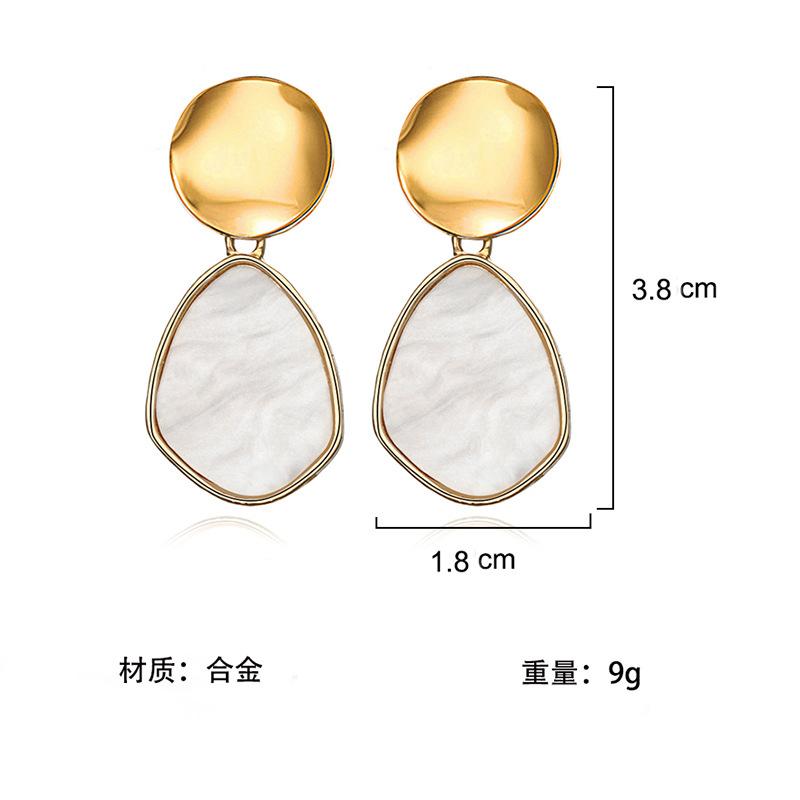 Geometric Acrylic Earrings for Women Gold Heart Round Stud Earrings for Friends Party Jewelry Gift
Geometric Acrylic Earrings for Women Gold Heart Round Stud Earrings for Friends Party Jewelry Gift