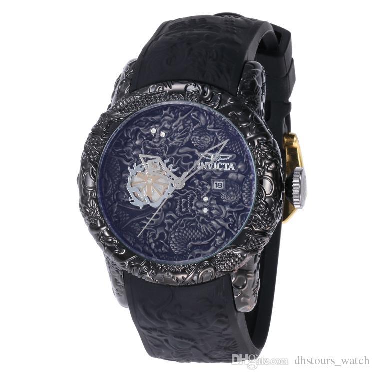 Hot sale invicta sports casual diamond calendar quartz men's watch DZ7333 dragon totem personality dial PU belt
Hot sale invicta sports casual diamond calendar quartz men's watch DZ7333 dragon totem personality dial PU belt