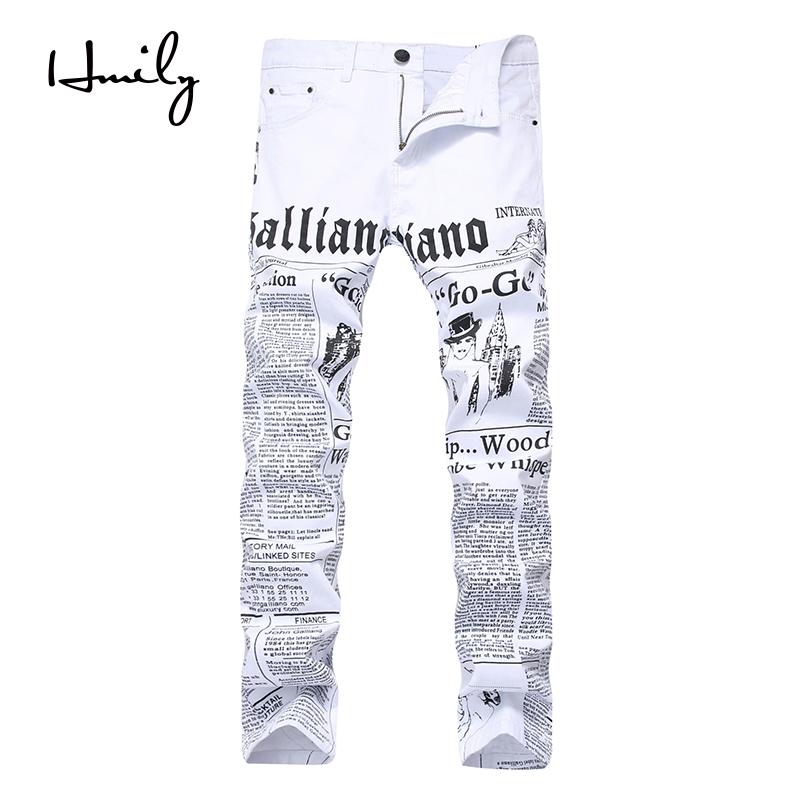 HMILY Fashion Men Jeans Letter Printed Jeans Male Denim Pants Youth Brand Cool Men Big Plus Size, White
HMILY Fashion Men Jeans Letter Printed Jeans Male Denim Pants Youth Brand Cool Men Big Plus Size, White