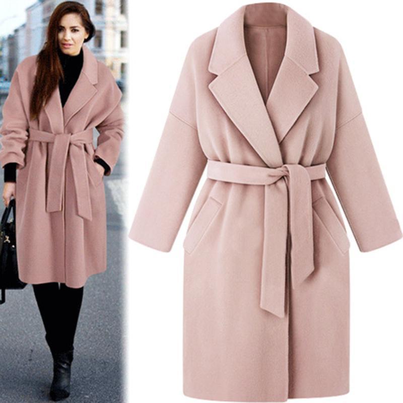 JAYCOSIN women's blend coat Winter warm Lapel long Wool Coat ladies Trench Jacket Loose Lace Overcoat female Outwear jacket 903, Gray
JAYCOSIN women's blend coat Winter warm Lapel long Wool Coat ladies Trench Jacket Loose Lace Overcoat female Outwear jacket 903, Gray