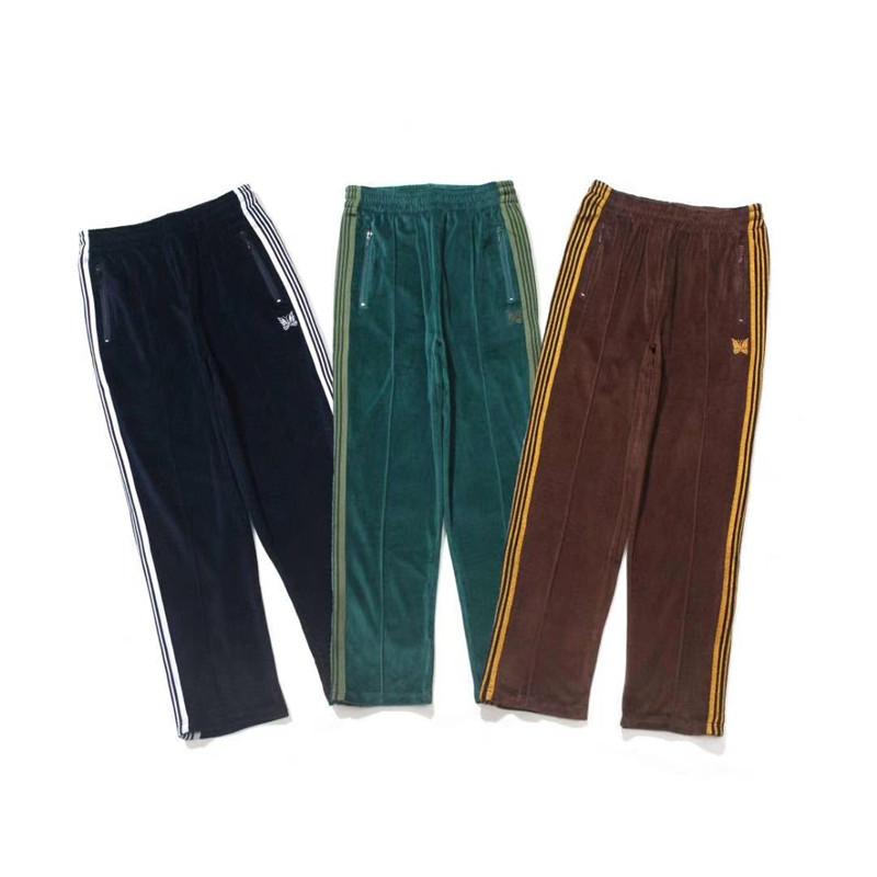 Autumn Winter Needles AWGE Velvet Keeps Warm Sweatpants AWGE Men Women High Quality Butterfly Embroidery Needles Trousers
Autumn Winter Needles AWGE Velvet Keeps Warm Sweatpants AWGE Men Women High Quality Butterfly Embroidery Needles Trousers