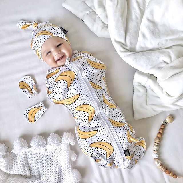 0-6M Infant Newborn Baby Boys Girls Zipper Sleeping Bags Blanket Swaddle Muslin Wrap Swaddling+Hat Flamingo Panda Banana 201208
