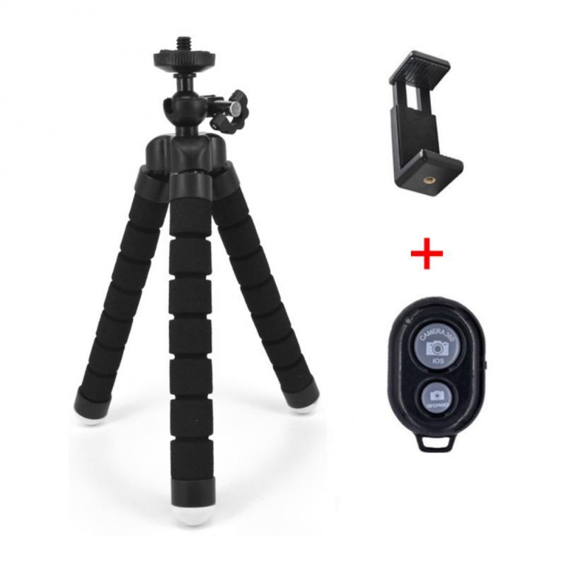 Flexible Sponge Octopus Tripod Universal Mobile Phone Tripod With Bluetooth Remote Shutter For Samsung One Plus
Flexible Sponge Octopus Tripod Universal Mobile Phone Tripod With Bluetooth Remote Shutter For Samsung One Plus