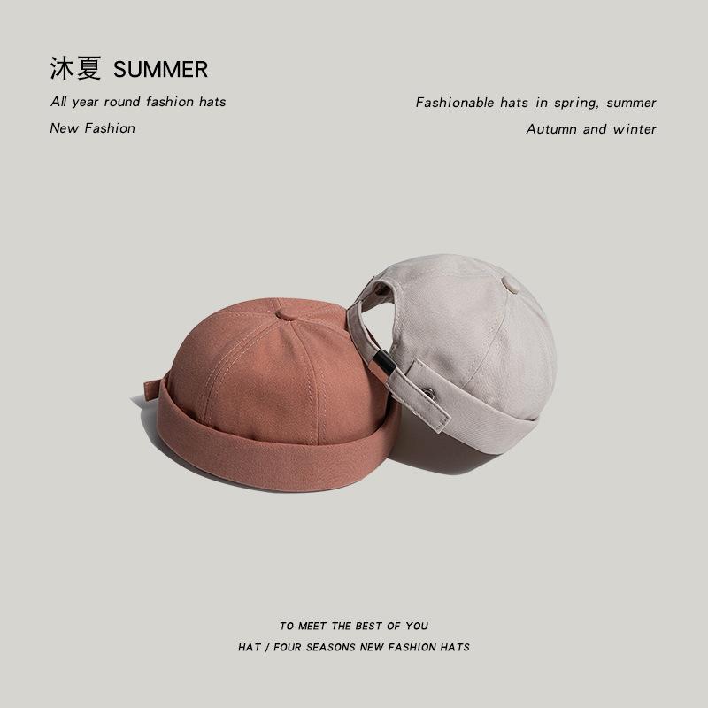 Vintage Docker Cap Brimless Hat Men Hip Hop Hat Boys Beanie Hats Cotton Retro Adjustable Literary Landlord Sailor Cap Women
Vintage Docker Cap Brimless Hat Men Hip Hop Hat Boys Beanie Hats Cotton Retro Adjustable Literary Landlord Sailor Cap Women