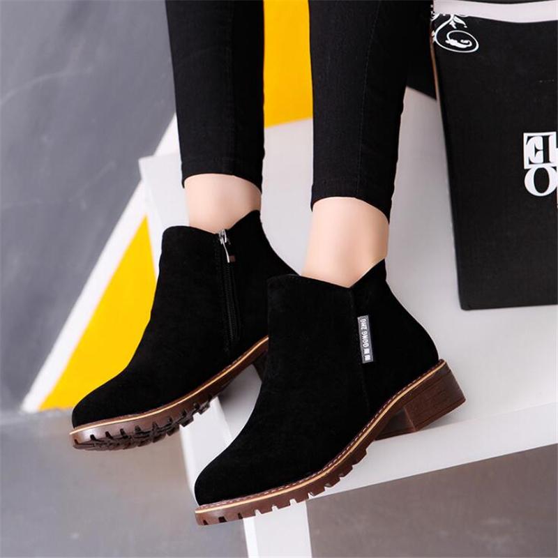AIYKAZYSDL Booties Female Autumn And Winter Thick With Boots Students Wild Plus Velvet Boots XL Women 35-42, Black
AIYKAZYSDL Booties Female Autumn And Winter Thick With Boots Students Wild Plus Velvet Boots XL Women 35-42, Black