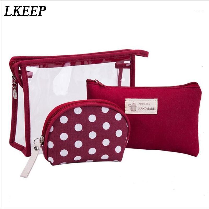 3pcs/set New Fashion Waterproof Transparent Cosmetic Bags For Women Fold Portable Dot Printed Make Up Bag Travel Toiletry Bags1, Red
3pcs/set New Fashion Waterproof Transparent Cosmetic Bags For Women Fold Portable Dot Printed Make Up Bag Travel Toiletry Bags1, Red