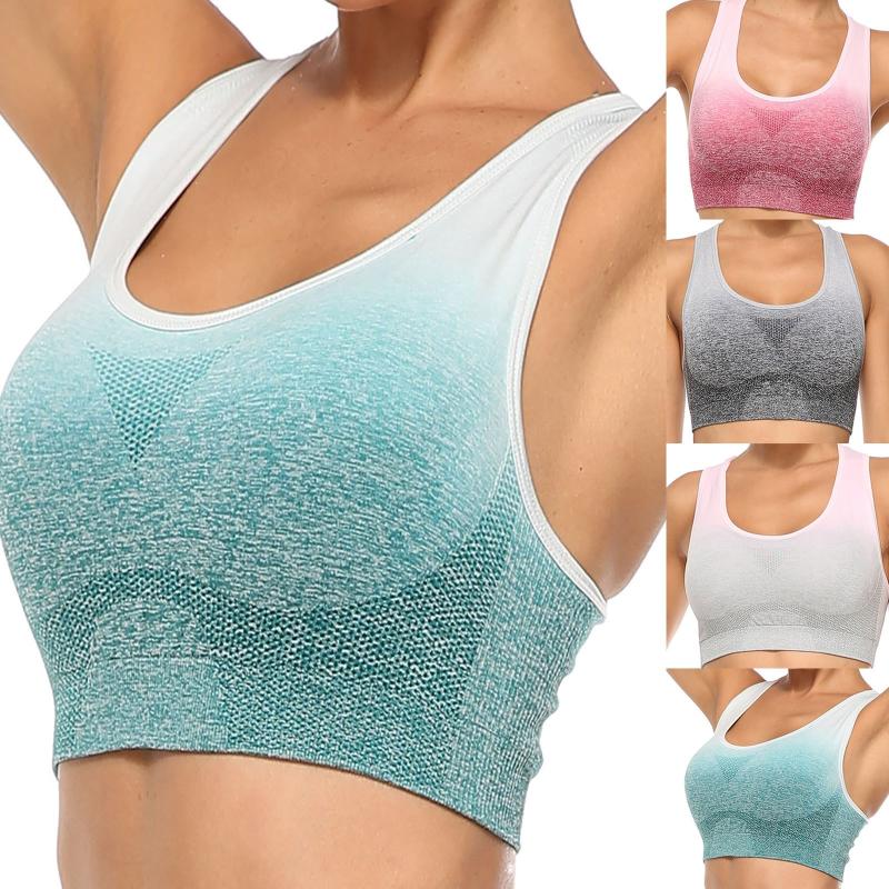 Women Sexy Sports Bra No Steel Ring Sexy Yoga Vest Shockproof Sports Bra Tops Gym Running Fitness Women Push Up Underwear, Green
Women Sexy Sports Bra No Steel Ring Sexy Yoga Vest Shockproof Sports Bra Tops Gym Running Fitness Women Push Up Underwear, Green