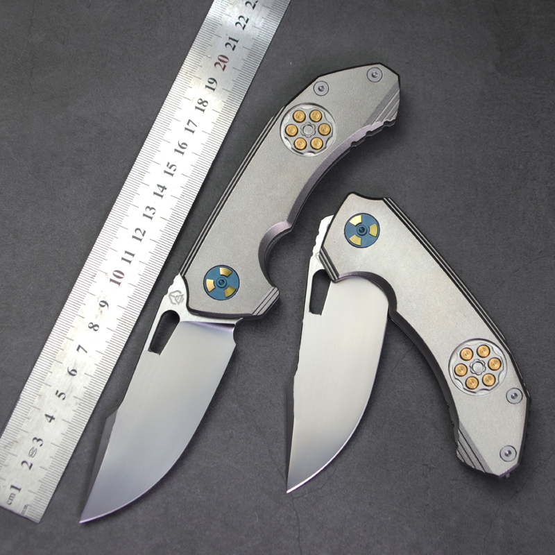 MG new second generation Flipper folding knife M390 blade titanium alloy handle outdoor camping survival fruit knife EDC tool
MG new second generation Flipper folding knife M390 blade titanium alloy handle outdoor camping survival fruit knife EDC tool