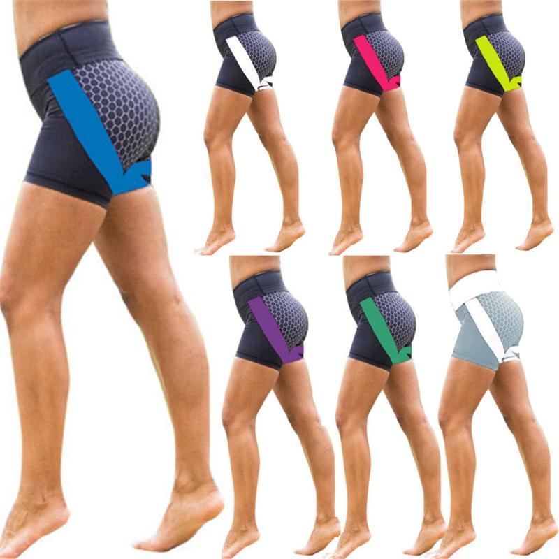 Ladies'honeycomb Digital Printing Shorts And High Waist Yoga Shorts High Waist Seamless Hip-up Tight Elastic Sport, Blue
Ladies'honeycomb Digital Printing Shorts And High Waist Yoga Shorts High Waist Seamless Hip-up Tight Elastic Sport, Blue