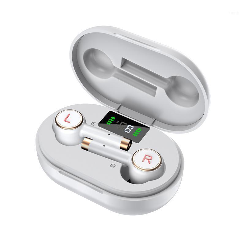 wireless earphones in-ear Bluetooth headset binaural sports earbuds support digital display Monitor Video Game music1, White
wireless earphones in-ear Bluetooth headset binaural sports earbuds support digital display Monitor Video Game music1, White