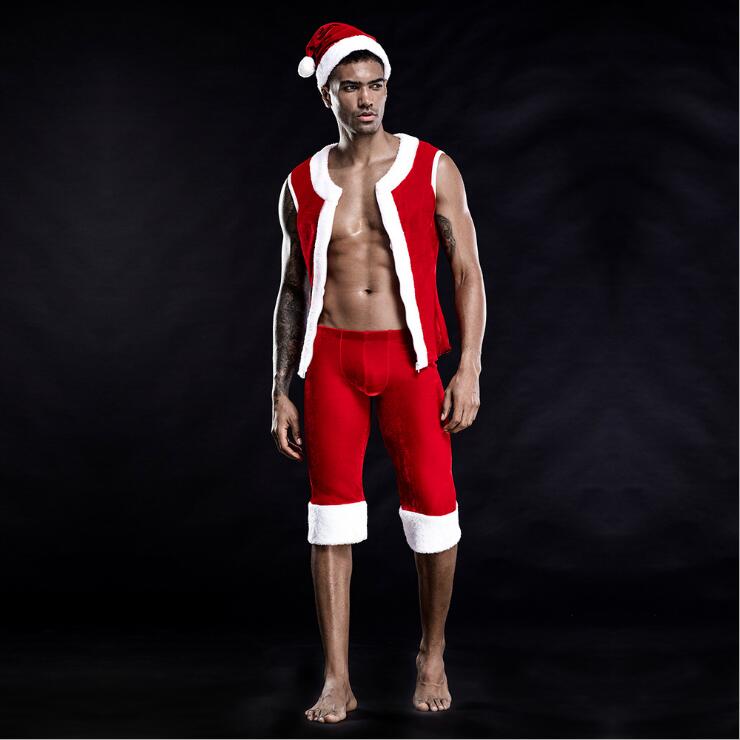 Sexy Christmas Lingerie for Men Men Christmas Costume Sexy Santa Claus Party Outfit with Hat Lingerie Set Christmas Xmas Costume, Red;black
Sexy Christmas Lingerie for Men Men Christmas Costume Sexy Santa Claus Party Outfit with Hat Lingerie Set Christmas Xmas Costume, Red;black