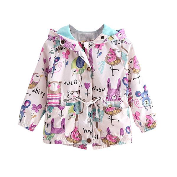 Autumn Jackets Baby Girl Coat Hooded Print Cartoon Zipper Girl Jacket Long Sleeve Toddler Clothes Outerwear
Autumn Jackets Baby Girl Coat Hooded Print Cartoon Zipper Girl Jacket Long Sleeve Toddler Clothes Outerwear