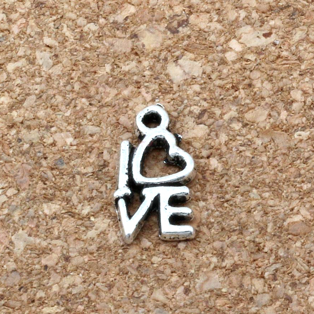 500pcs Antique Silver Alloy Love Charms Pendants For Jewelry Making Bracelet Necklace DIY Accessories 8x14mm A-170
500pcs Antique Silver Alloy Love Charms Pendants For Jewelry Making Bracelet Necklace DIY Accessories 8x14mm A-170
