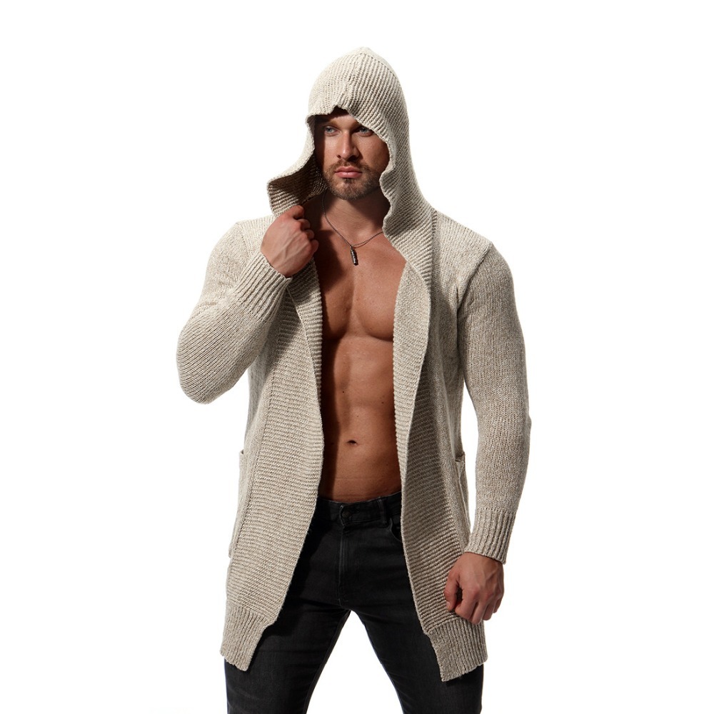 2021 Autumn Winter Men of the Long Knitted with Hoodie Casual Man Jacket Steetwear Hip Hop Vintage Sweater Hombre Shirt Px4q, Dark grey
2021 Autumn Winter Men of the Long Knitted with Hoodie Casual Man Jacket Steetwear Hip Hop Vintage Sweater Hombre Shirt Px4q, Dark grey