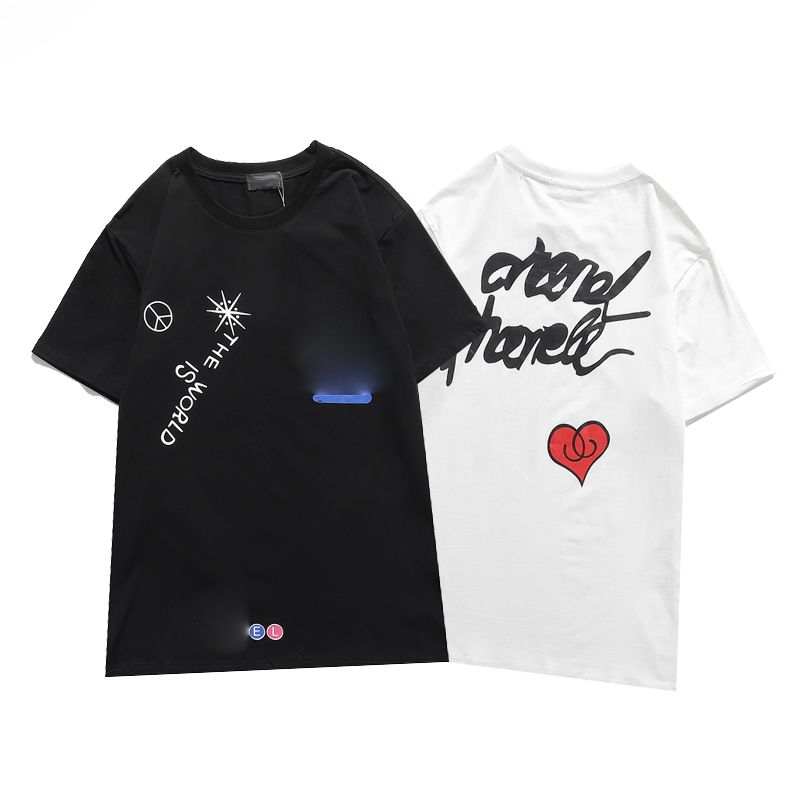 Fashion mens tshirt new summer Short sleeve top European American popular printing T-shirt men women couples high quality t-shirt2, White
Fashion mens tshirt new summer Short sleeve top European American popular printing T-shirt men women couples high quality t-shirt2, White
