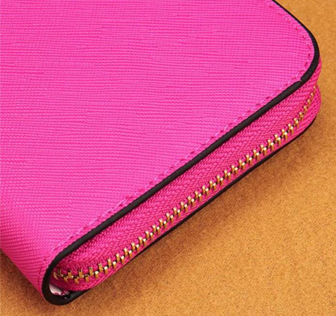 2020 free shipping Wholesale lady long wallet multicolor coin purse Card holder original women classic zipper pocke A12
