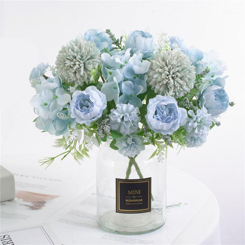 7 Heads Artificial Hydrangea Flowers Bouquet Silk Blooming Peony Fake Bridal Holding Flower Roses Home Wedding Decor Decoration1, Ld1101b
7 Heads Artificial Hydrangea Flowers Bouquet Silk Blooming Peony Fake Bridal Holding Flower Roses Home Wedding Decor Decoration1, Ld1101b