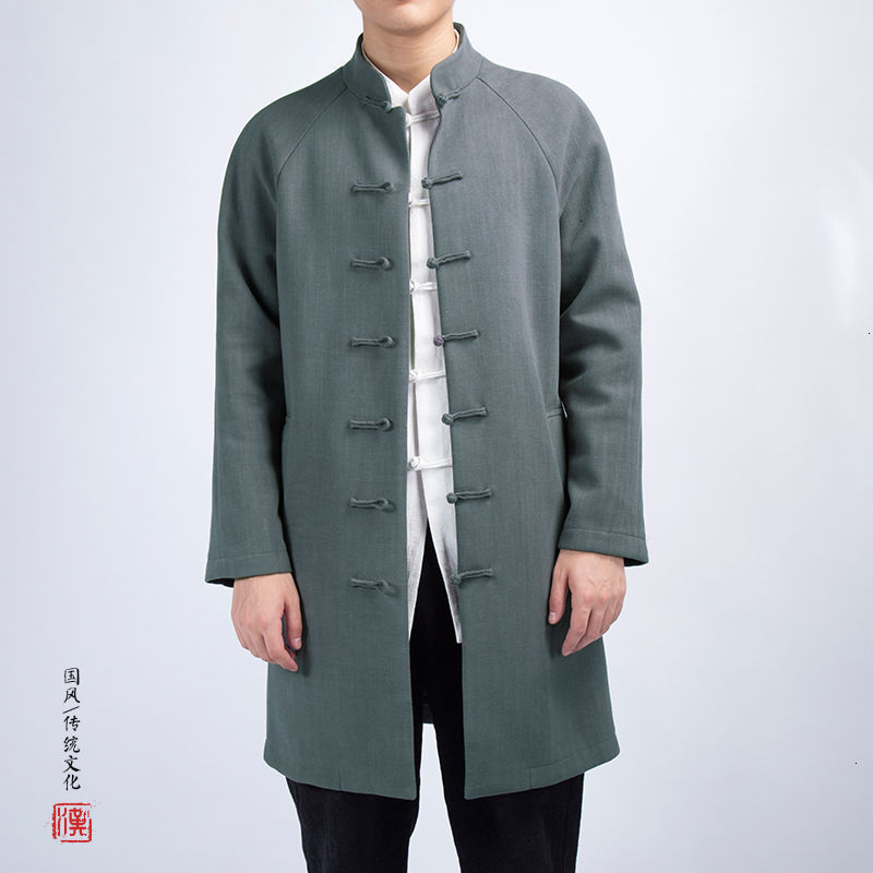 New Men's Chinese Style Jackets Man Cotton Linen Long Sleeve Tops Solid Color Casual Jacket 2021 Male Clothing Qeho, Darkgray
New Men's Chinese Style Jackets Man Cotton Linen Long Sleeve Tops Solid Color Casual Jacket 2021 Male Clothing Qeho, Darkgray