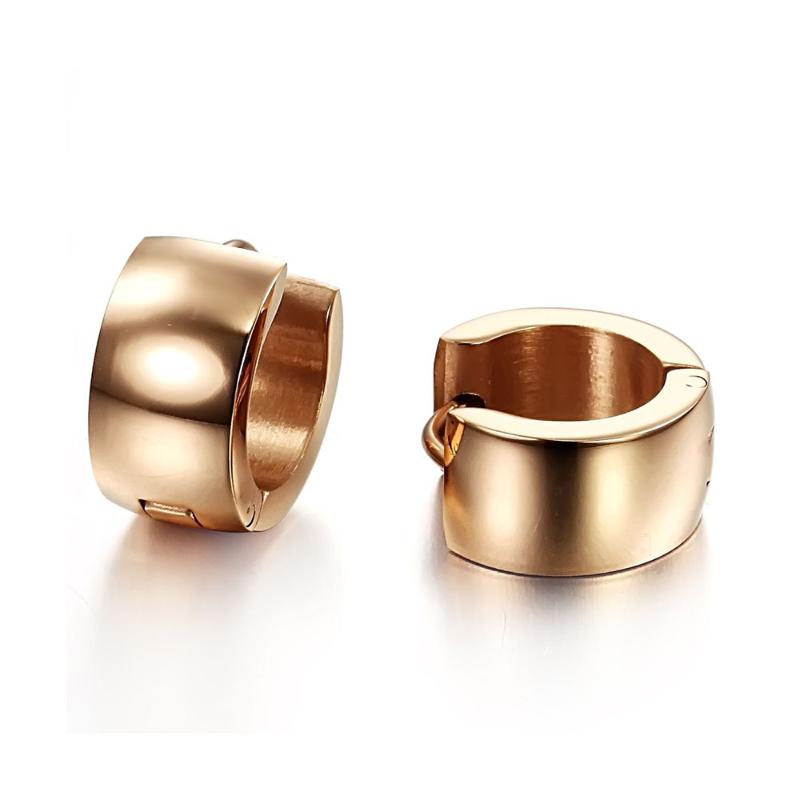 Trendy Style Rose Gold Geometric Round Titanium Steel Hoop Earrings Jewelry For Women Party Gift E17105
Trendy Style Rose Gold Geometric Round Titanium Steel Hoop Earrings Jewelry For Women Party Gift E17105