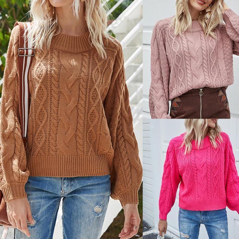 Women Round Neck Pullover Cable Structures Long Sleeve Loose Sweater1, E711599
Women Round Neck Pullover Cable Structures Long Sleeve Loose Sweater1, E711599