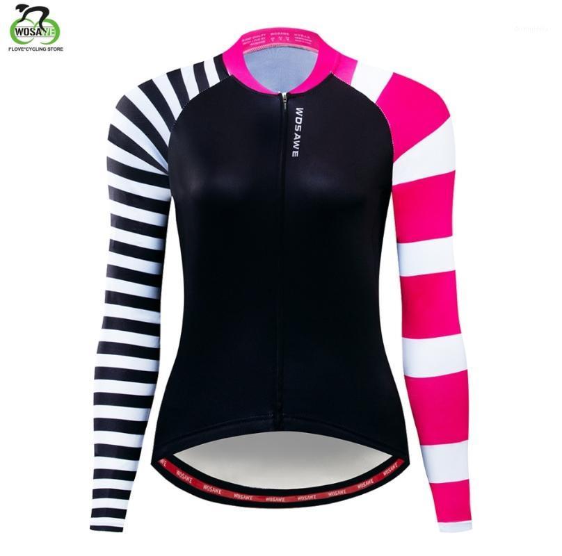 WOSAWE Female Cycling Jersey Long Sleeves Road Cycling Clothes Spring Autumn Breathable Long Sleeves Bicycle Women' Jersey -XL1, Bl226-b
WOSAWE Female Cycling Jersey Long Sleeves Road Cycling Clothes Spring Autumn Breathable Long Sleeves Bicycle Women' Jersey -XL1, Bl226-b