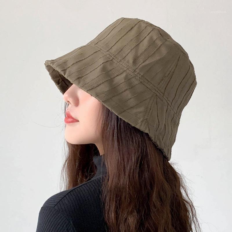 women fisherman hat Spring summer small crowd design basin cap vertical stripe bucket cap Korean ins wind retro sun panama hat1, Black
women fisherman hat Spring summer small crowd design basin cap vertical stripe bucket cap Korean ins wind retro sun panama hat1, Black