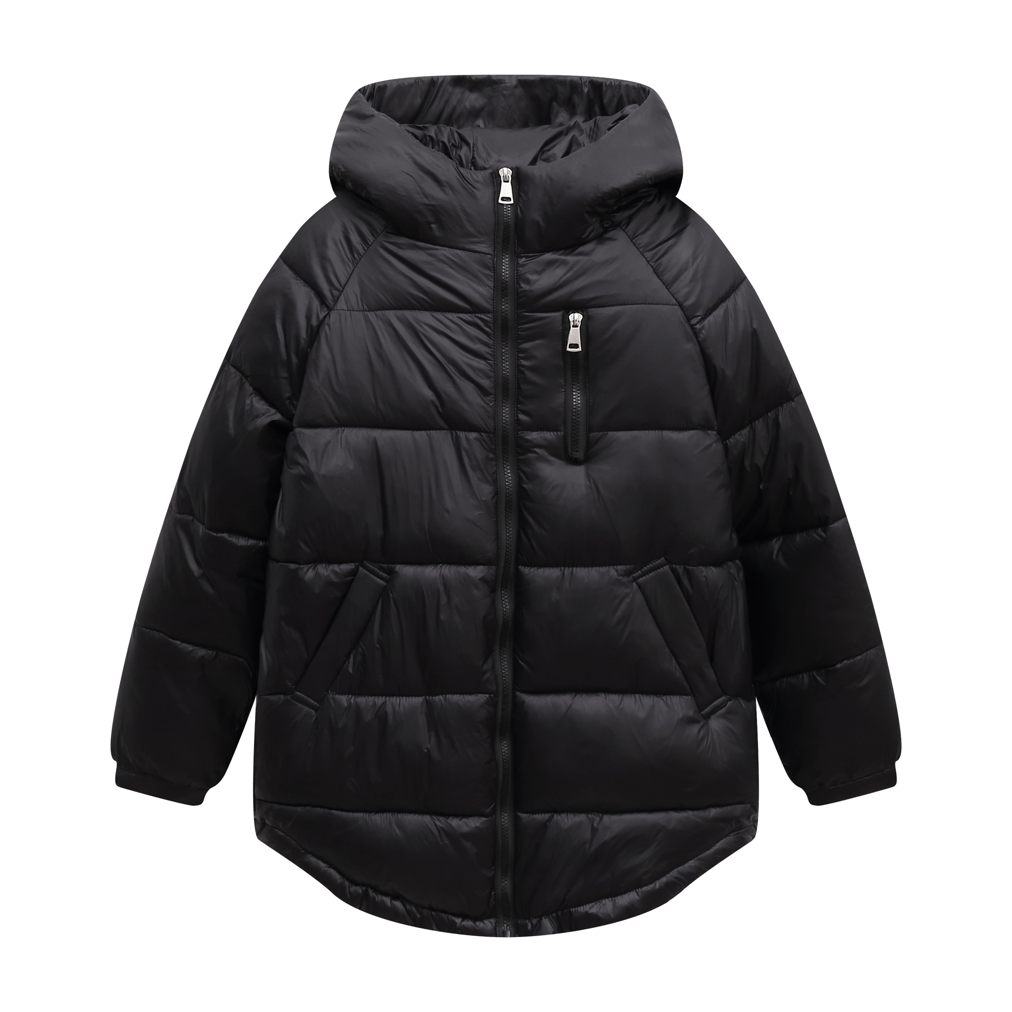 Womens Winter Coats Fashion hooded Collar Parkas Winter Jacket Women Pockets Padded Cotton Coat 201019