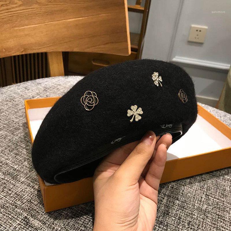 Fashion New Women Angora Camellia Black Solid Color Beret Female Bonnet Caps Winter All Matched Warm Badge Walking Hat1, As pic
Fashion New Women Angora Camellia Black Solid Color Beret Female Bonnet Caps Winter All Matched Warm Badge Walking Hat1, As pic